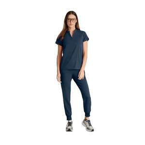 Venta al por mayor personalizable suave al tacto fácil ajuste enfermera traje quirúrgico para hombres y mujeres uniformes médicos de hospital - Product Image 1