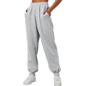 Pantalones Deportivos Holgados de Cintura Alta, Joggers Casuales con Bolsillos, Pantalones Cálidos con Estética Y2K para Mujer, Ropa Cómoda para Otoño - Product Image 1