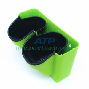 Maceta de plástico doble Durable Ligero Resistente a grietas con drenaje Perfecto para plantas de interior Decoración de jardín al aire libre - Product Image 3