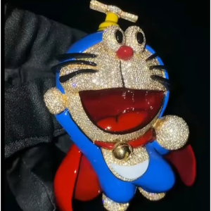 จี้สร้อยคอฮิปฮอป 3 มิติ แบบสั่งทำพิเศษ ผ่านการทดสอบ VVS ประดับเพชรโมอิสซาไนต์ เงินแท้ เครื่องประดับคุณภาพสูงสำหรับผู้ชาย จี้เคลือบเงา - Product Image 1