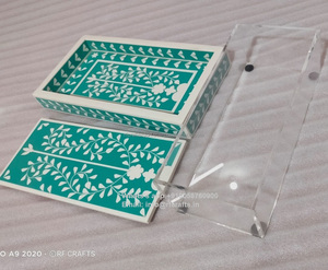 ภาชนะเก็บขนมหวานทำจากอะคริลิคพร้อมฝาไม้ม็อบแบบฝังสำหรับกล่องใส่ช็อคโกแลตภาชนะใส่เครื่องปรุงสำหรับงานแต่งงาน - Product Image 1