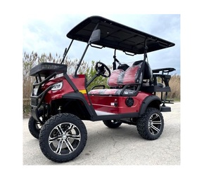 Carritos de golf de lujo ultraconfortables y modernos, de 2 a 8 asientos, con asientos de cuero suave, motor de alta eficiencia, para propiedades privadas y complejos turísticos - Product Image 5