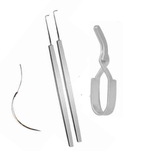 Ensemble d'instruments vasculaires en acier inoxydable, fabricant d'instruments chirurgicaux, ensemble d'instruments chirurgicaux vasculaires, équipement médical - Product Image 6