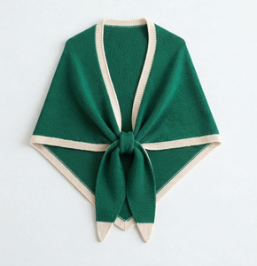 Chal de Punto Acrílico de Alta Calidad para Mujer, Marca Bestella, Color Sólido, con Hebilla Grande, Capa Larga con Diseño Informal para Primavera e Invierno - Product Image 1