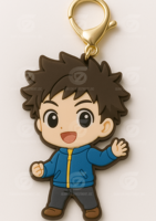 Porte-clés en silicone 3D personnalisés, écologiques, sur le thème de l'anime |   Promotions personnalisées de formes créatives, impression numérique sans nickel