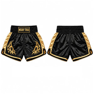 Pantalones Cortos de Boxeo Muay Thai con Diseño Personalizado, Ligeros, de Secado Rápido, Colores Degradados, Satén/Poliéster/Algodón - Product Image 1