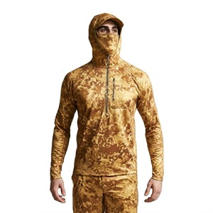 Sweat à capuche de pêche respirant à manches longues, grande taille, protection UPF 50+, séchage rapide, sublimation haute qualité, prix de gros bas - Product Image 1