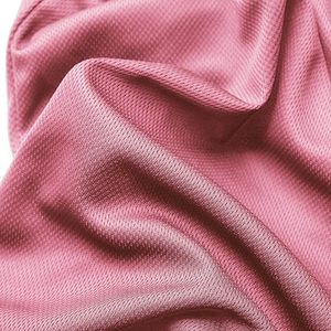 Pink Baseball Jersey Short Sleeve V-Neck Button Front Unisex Adult Regular Fit Solid Color All Seasons Polyester Apparel - Product Image 6