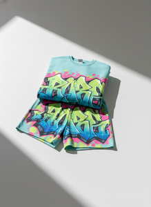 Summer Premium Quality 100% T-shirt and <b>Mesh</b> Shorts for Men Custom Full Print Unisex <b>Two</b> <b>Piece</b> Tracksuit <b>Set</b> - Product Image 4