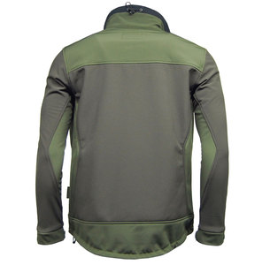 Custom Unisex Waterproof Windproof Hooded Softshell Jacket Breathable <b>Polyester</b>/Cotton Blend Front OEM Service Multiple Sizes - Product Image 2