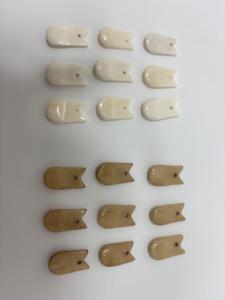 Cuentas de Dientes de Alce Naturales con un Orificio, Acabado Antiguo, Suministros para la Fabricación de Joyería Artesanal, Calidad de Exportación al por Mayor - Product Image 3