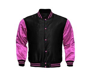 Chaqueta Universitaria de Béisbol de Satén Transpirable con Logotipo Personalizado, Estilo Universitario, Talla Grande, Chaqueta Universitaria Completa con Letras - Product Image 6