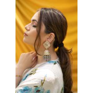 ชุดเซ็ตผ้าทอลายดอกไม้สีขาวมอนซูนลิลลี่ คอทรงโอ สายคล้องคอ ระบายอากาศได้ดี ทรงหลวม ไซส์ XS เอวธรรมชาติ เหมาะสำหรับใส่ในชีวิตประจำวัน - Product Image 5