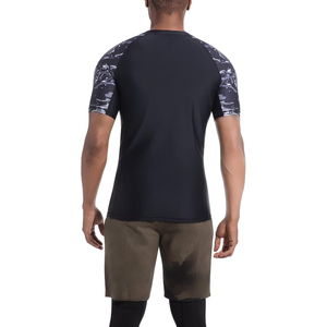 High Quality Half Sleeve Rash Guard Breathable Sports Compression <b>Shirt</b> Professional Supplier - Product Image 3