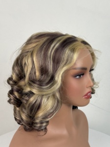 วิกผมลอนสั้นแบบ Pixie ทำจากผมแท้ 100% ผมเวียดนาม วิกแบบไม่ต้องใช้กาว - Product Image 2