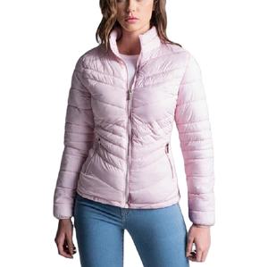 Veste matelassée d'hiver de haute qualité pour femmes manteau à longues bulles de couleur personnalisée avec rembourrage en coton respirant tricoté fournisseur BD - Product Image 1
