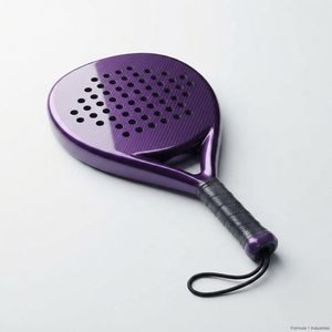 Raquette de padel de compétition en fibre de carbone et graphite, légère, avec noyau en EVA, cadre durable, face texturée, puissance équilibrée - Product Image 2