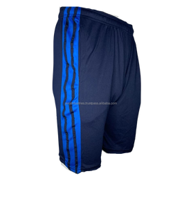 กางเกงขาสั้นผู้ชายผ้าฝ้ายขนสัตว์ 100% เป็นมิตรกับสิ่งแวดล้อม ขายส่ง รับสกรีนโลโก้ เอวยางยืดปานกลาง พิมพ์ลายลำลอง สำหรับเล่นกีฬากลางแจ้ง สีพื้น - Product Image 5