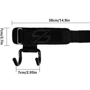 Ganchos Planos para Levantamiento de Pesas en Gimnasio, Ganchos de Soporte para Entrenamiento Físico, Diseño y Color Personalizados - Product Image 4