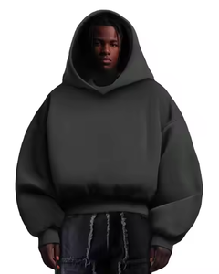 Sudadera con Capucha Personalizada de Alta Calidad, 500 g/m², Corte Cuadrado, 100% Algodón, Hombros Caídos, 450 g/m², para Hombre - Product Image 4