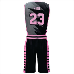 Uniforme de Baloncesto Personalizable Ligero 100% Poliéster para Adultos, de Secado Rápido, Ajuste Cómodo, Transpirable, Estilo Impreso - Product Image 6