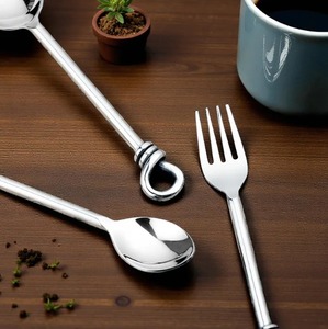 Premium Metal Cutlery <b>Set</b> Modern <b>Spoon</b> <b>Fork</b> <b>Knife</b> Tableware Flatware <b>Set</b> for Hotel Restaurant - Product Image 5