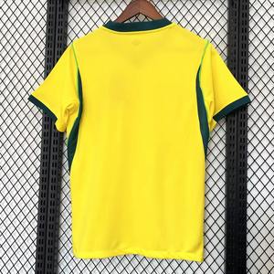 Maillot de football d'été Nouvelle saison 2026 Brésil domicile Manches courtes Uniforme Compétitions européennes 100% Coton Séchage rapide - Product Image 2