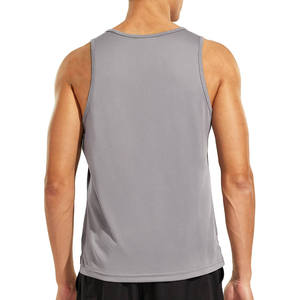 Custom <b>Mens</b> Sleeveless Gym <b>Singlet</b> Breathable Cotton Fitness Tank Top Quick Dry Bodybuilding Workout Sports Clothing OEM Design - Product Image 2
