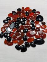 Onyx Hakik Merah Hitam Berkualitas Tinggi Berkilauan, Batu Permata Lepas Murni Alami Untuk Perhiasan Mewah Dengan Harga Terbaik Dari Produsen
