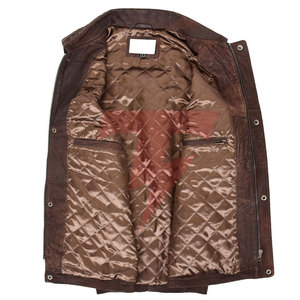 Chaleco de Cuero para Hombre, Edición Premium, de Alta Calidad, Casual, para Invierno, Diseño Personalizable, Transpirable y Resistente al Viento - Product Image 6