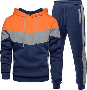 Conjunto Deportivo de Invierno para Hombre con Capucha, Sudadera y Pantalones Jogger, 100% Algodón, Logotipo Personalizado en la Parte Delantera, Ropa Deportiva al Por Mayor - Product Image 6