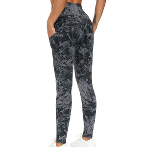 Pakistan Made High Waist <b>Fleece</b> Thick Breathable Mid-Calf 200g Ladies <b>Leggings</b> Custom Logo Yoga Gym Pants Wholesale - Product Image 6