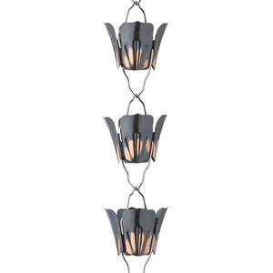 Chaîne de pluie décorative en forme de papillon antique pour remplacement de gouttière, pour un écoulement d'eau extérieur classique - Product Image 4