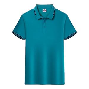 เสื้อโปโลแขนสั้นผู้ชาย, s-5XL โปโลผู้ชายผ้าฝ้ายเสื้อยืดคอปกเสื้อยืดมี6สีให้เลือก - Product Image 1