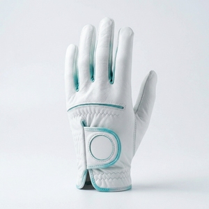 Injae High Quality Cabretta Leather Golf <b>Glove</b> Left Hand Signature Pattern Comfort Grip Finger Vent OEM ODM Factory Low MOQ - Product Image 4