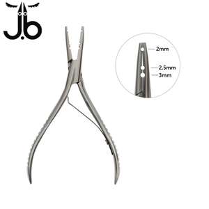 Pince à extensions capillaires en acier inoxydable personnalisée avec une forte tenue pour usage commercial, nouveau design pour extensions capillaires - Product Image 3