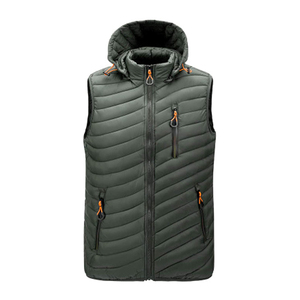 Gilets matelassés pour hommes, style décontracté, vêtements d'hiver, vestes sans manches, sur mesure. - Product Image 2