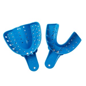 Juego de Bandejas de Impresión Dental Azules, Superior e Inferior, Tamaño Grande, de Plástico, para Guardar Dientes, Herramienta de Odontología, Material de Laboratorio, CE - Product Image 6
