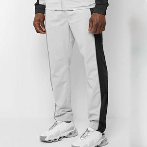 Reflective Piping <b>Mens</b> Tracksuit Stitching Black and <b>White</b> Sports <b>Jacket</b> Jogging Sweatpants Set Color Block Fashion Suit <b>men</b> - Product Image 4