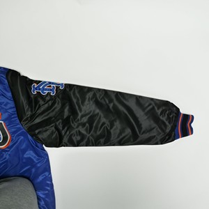 Men's Premium Satin Varsity <b>Jacket</b> 2026 Royal Blue Custom Sports Team Satin Bomber <b>Jacket</b> with Chenille Patches Streetwear HD - Product Image 4