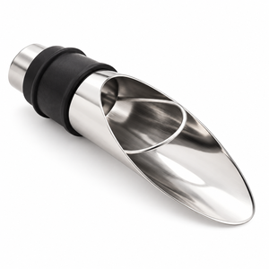 Vertedor de Vino Reutilizable de Acero Inoxidable con Tapón Aireador y Sello de Silicona - Product Image 1