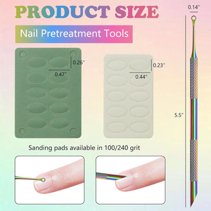 OEM ODM Raspador de Cutículas de Doble Punta, Removedor de Piel Muerta de Precisión, Proveedor al por Mayor, Empaque Personalizado, Herramientas para Salón de Uñas - Product Image 2