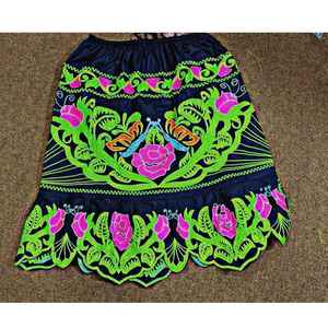 Minifalda vaquera nueva con estampado personalizado, cintura alta, corte ajustado, 100% algodón, línea A, sexy, vintage, para mujer, primavera - Product Image 3