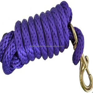 Cuerda de Nailon Trenzada a Mano Hecha en India para Caballos con Mosquetón de Latón Macizo - Product Image 5