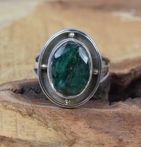 925 Sterling Silver Mens Green Onyx <b>Ring</b> Natural Oval Gemstone Handmade <b>Statement</b> <b>Ring</b> Christian Jewelry Factory Wholesale - Product Image 6