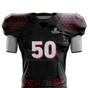 Prix d'usine, vente en ligne, uniforme de football américain dans un matériau de qualité supérieure, couleur unie, uniforme de football américain - Product Image 3