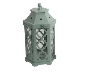 Wholesale Selling Portable <b>Set</b> Of 2 Pcs Metal Candle <b>Lantern</b> With Gray Color Finish Candle <b>Lantern</b> for Christmas & Wedding - Product Image 4