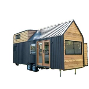 Casa Prefabricada Pequeña de Lujo, Casa Móvil Fabricada, Casa Modular Prefabricada sobre Ruedas para Vivienda, Oficina o Uso en Resorts - Product Image 2