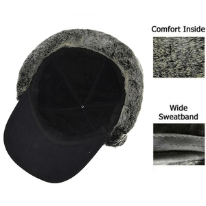 Gorro de Invierno para Mujer, 100% Poliéster, Versión Coreana, Protección para las Orejas, Grueso, Cálido, para Ciclismo y Deportes - Product Image 3