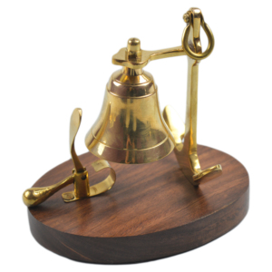 Decor Shiny <b>Brass</b> Metal Design Table Decor <b>Bell</b> Best for Office Desk and Indoor Table Decor Design Tableware <b>Bell</b> - Product Image 4